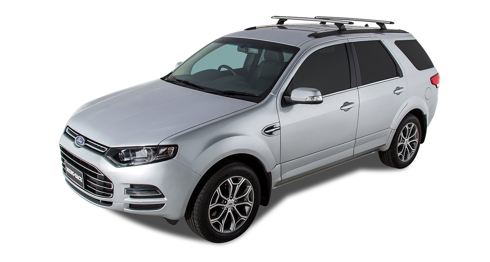 Rhino Vortex RCH Silver 2 Bar Roof Rack for FORD Territory SY - SZ 4dr