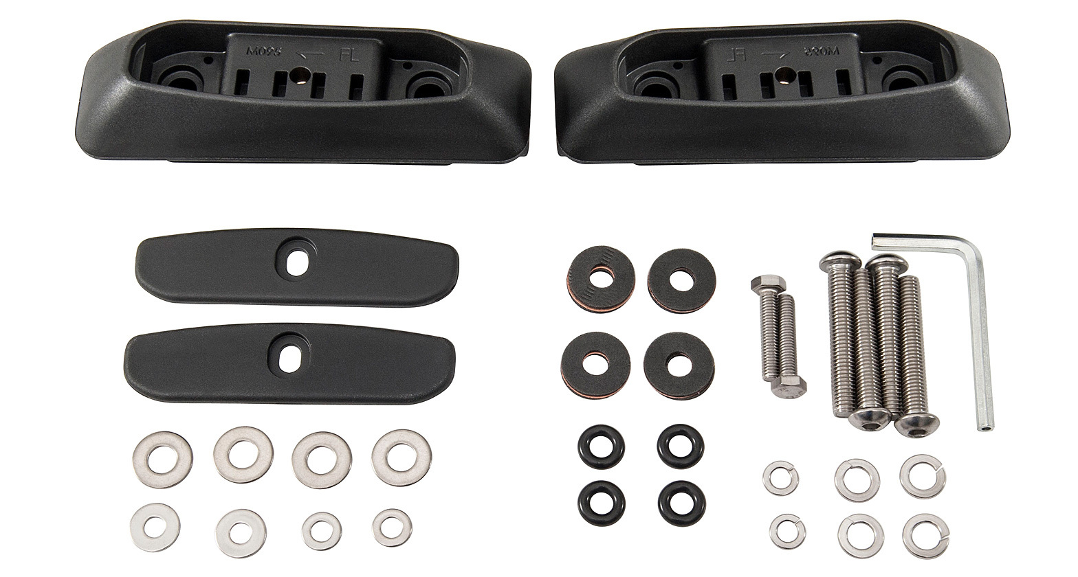 Rhino Rack RCP02F BK RCP Base Kit x2