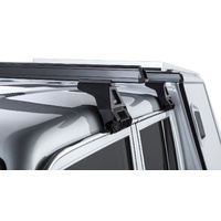 Rhino HD RL150 Black 2 Bar Roof Rack for MAHINDRA Pikup 4dr Ute Double ...