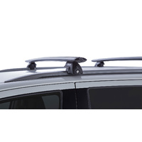 Rhino Vortex SX Black 2 Bar Roof Rack for TOYOTA Fortuner GXL / Crusade ...