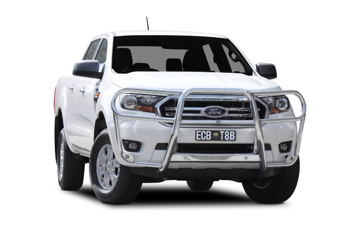 ECB Silver Hammertone Roo Bar to suit Ford Ranger PX MKIII Wildtrak 09/ ...