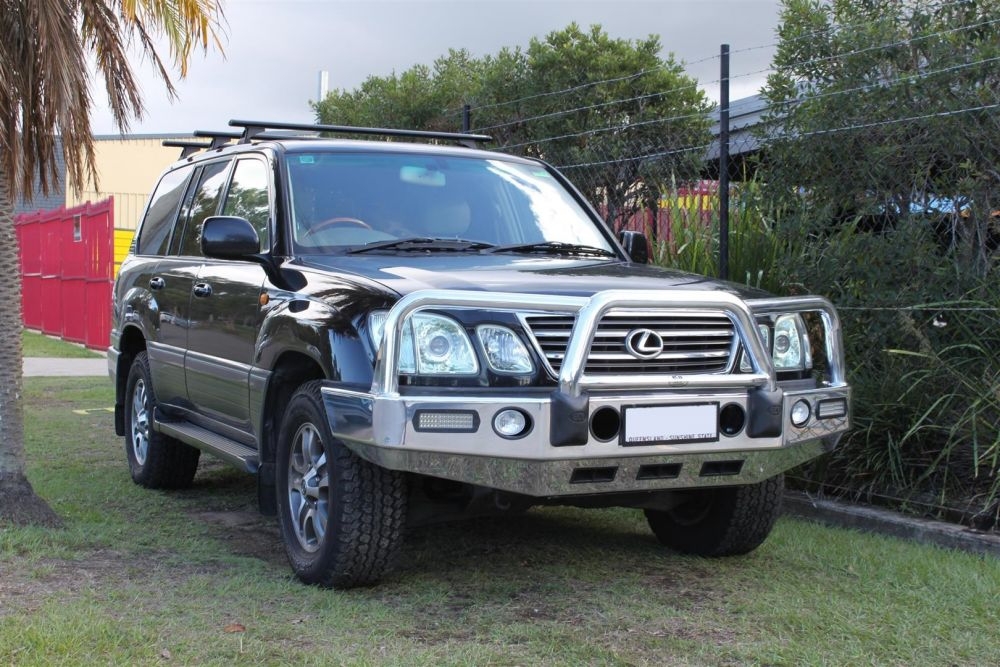 ECB Textura Black BullBar to suit LExus LX470 04/98 - 12/07 - East ...